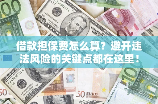 济南借款担保费怎么算？避开违法风险的关键点都在这里！