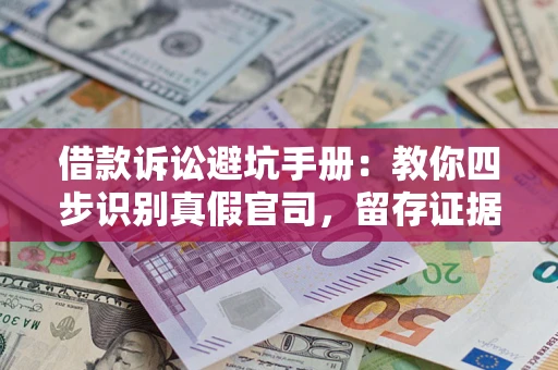 济南借款诉讼避坑手册：教你四步识别真假官司，留存证据不踩雷