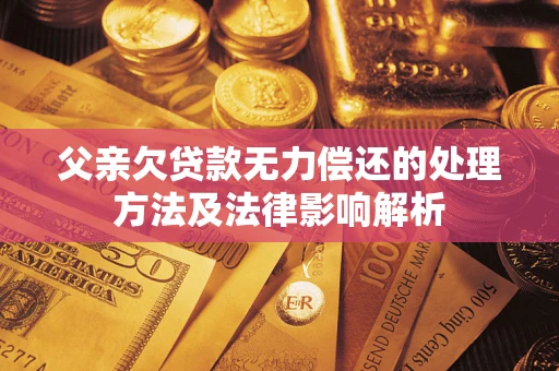 济南父亲欠贷款无力偿还的处理方法及法律影响解析