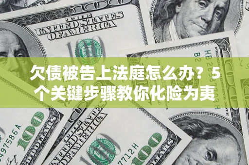 济南欠债被告上法庭怎么办？5个关键步骤教你化险为夷